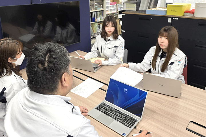 「仕事が早くて助かる」と言っていただいた時は、次も頑張ろう！とやりがいを感じます。